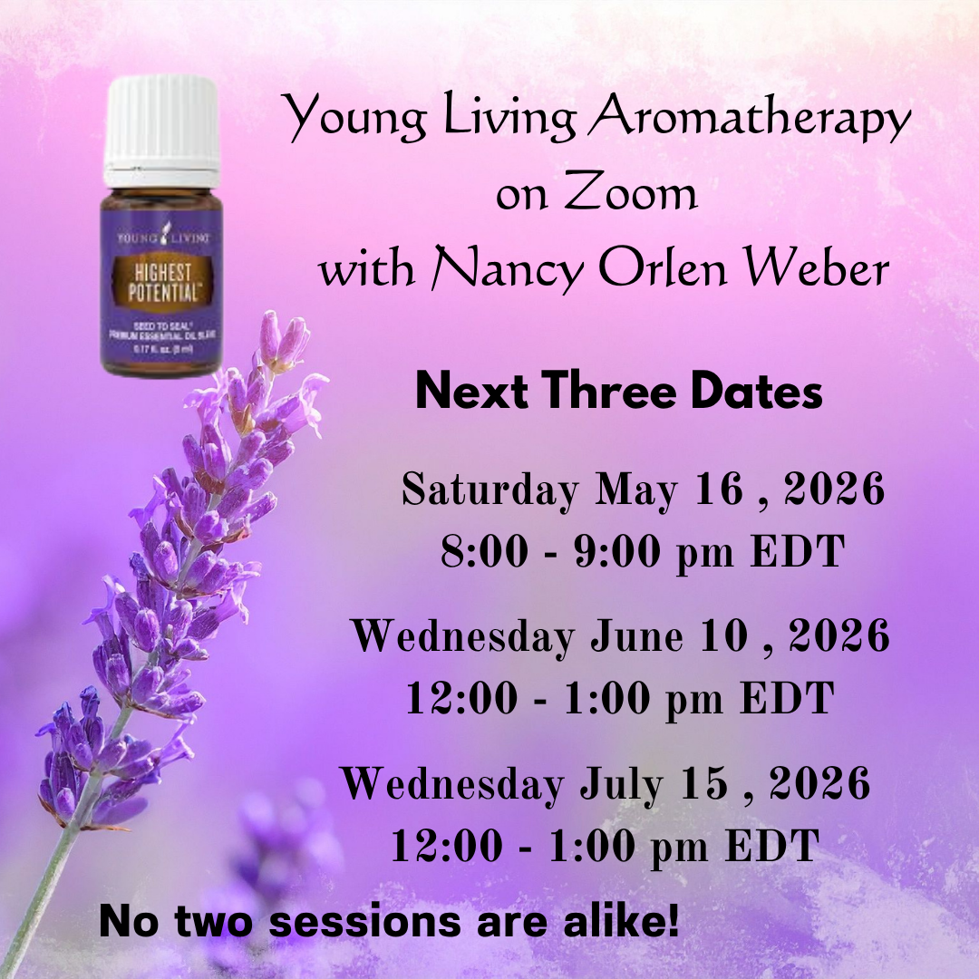 Aromatherapy Circle May June and July Dates for Social & Email