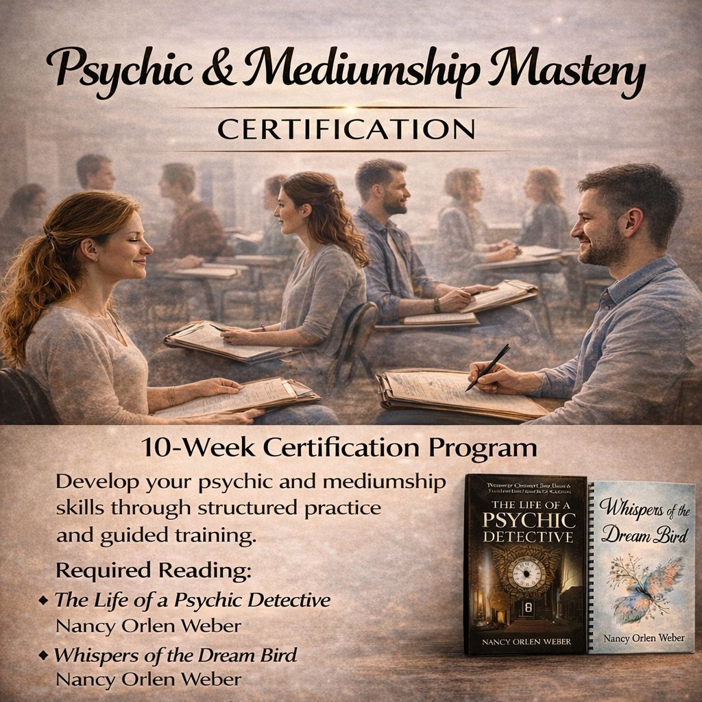 Psychic and Mediumship Training Cert Square for Website March 25, 2026