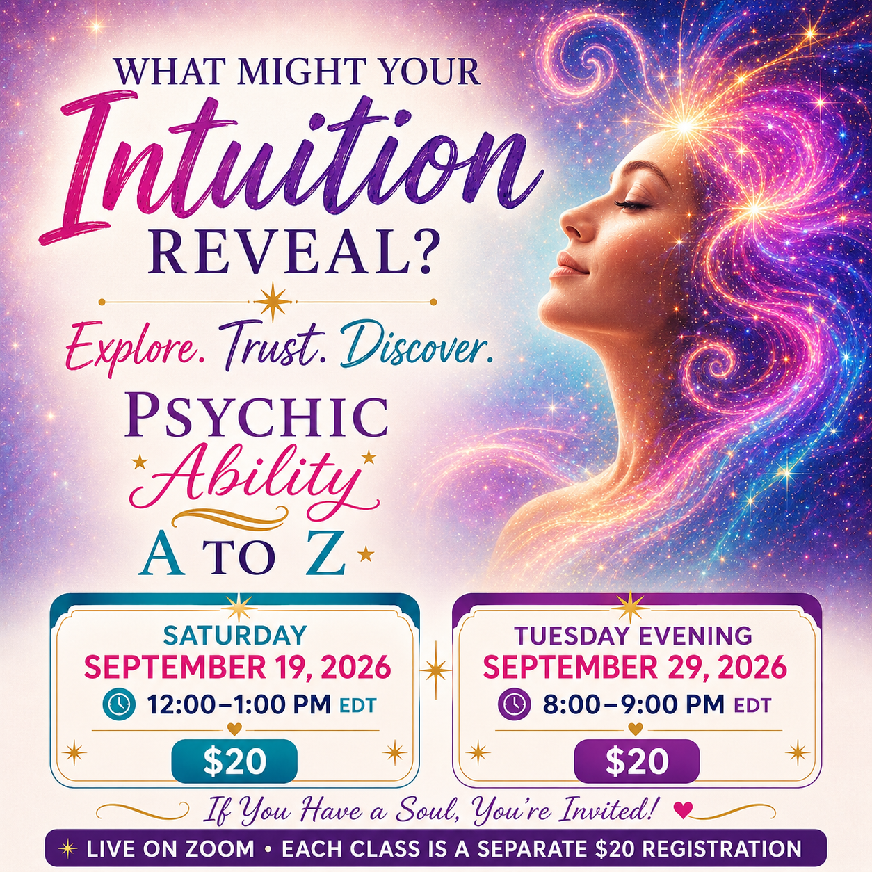 psychic A to Z sept dates