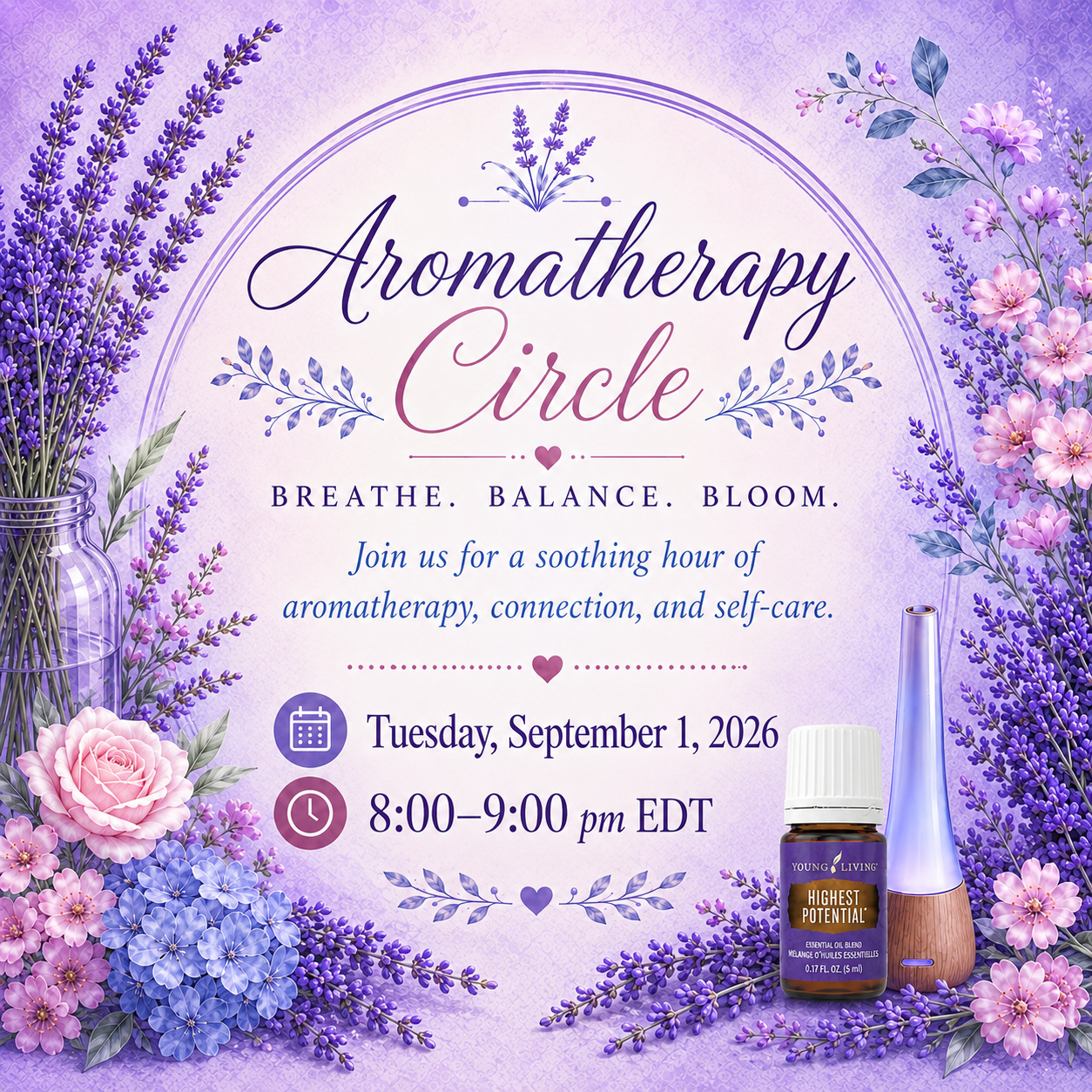 september aromatherapy circle